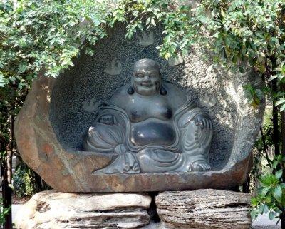 Buddha in the Garden near the Big Goose Pagoda