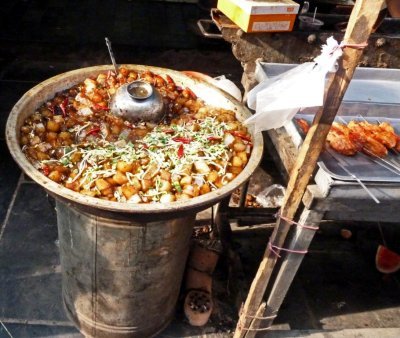 Food in the Muslim Quarter of Xi'an