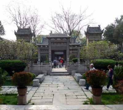 Entering the Great Mosque (742 AD) of Xi'an, China