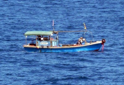 Fishing in the South China Sea Enroute to Vietnam