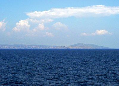 Passing the Island of Rhodes in the Mediterrean Sea