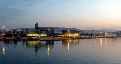 Docked in the Port of Piraeus, Greece