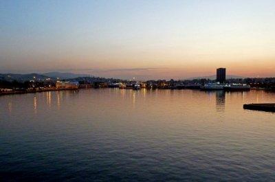 Dawn Over Piraeus Port
