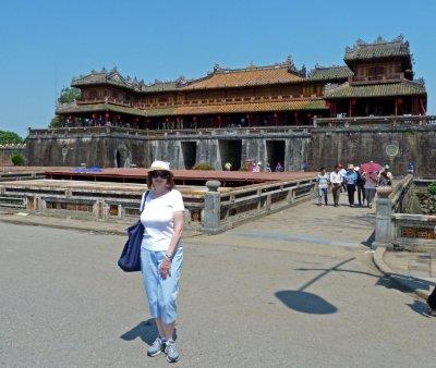 Main Gate of the Forbidden City in the Citadel at Hue, Vietnam