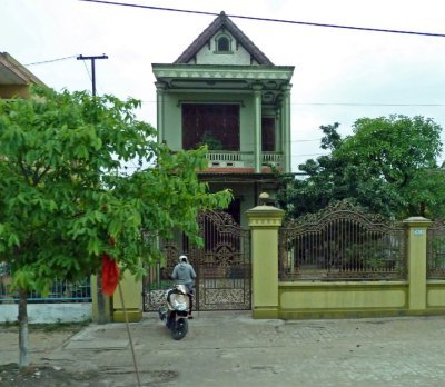 Two-story House in Vietnamese Village