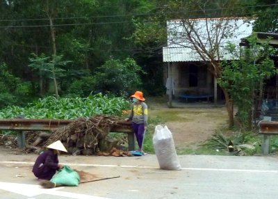 Street Cleaning in Vietnamese Village