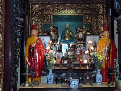 Inside Vinh Trang Pagoda