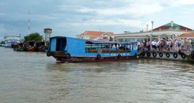 Boarding Our Sightseeing Boat on the Mekong River, Vietnam