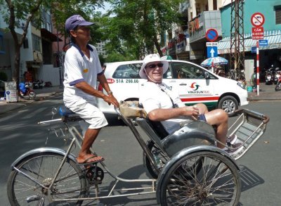 Richard K in Pedicab