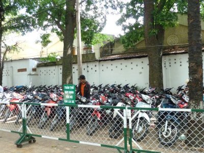 Moped Parking in Saigon