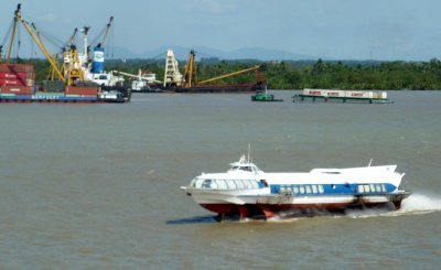 Hydrofoil on the Saigon River