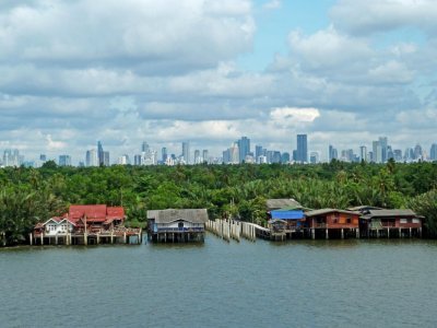 Bangkok, Thailand Viewed from Our Balcony