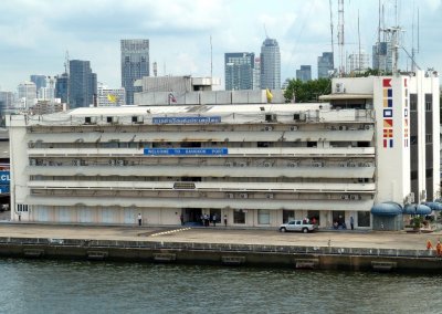 Docking at Khlong Toei Port in Bangkok, Thailand