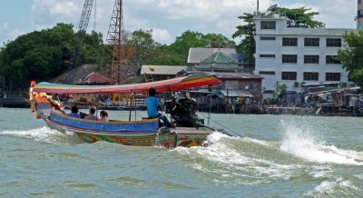 Boating on the Chaophraya River, Bangkok