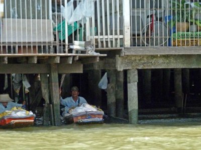 Vendors on One of Bangkok's Canals