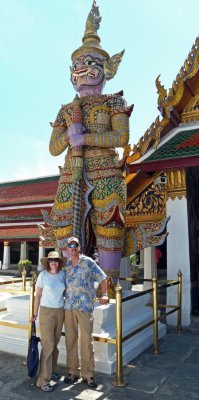 Palace Guard on the Grounds of the Grand Palace, Bangkok