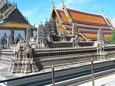 Miniature Ankor Wat Crafted in the Time of King Rama IV, Bangkok