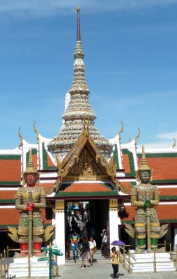 Leaving the Upper Terrace of the Grand Palace, Bangkok