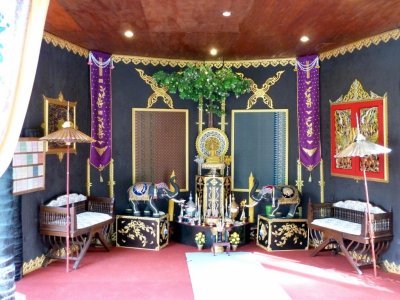 Shrine to Elephant God at Elephant Camp