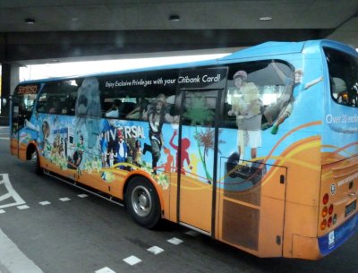 Bus Ad for Universal Studios Theme Park, Singapore