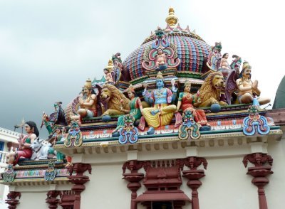 At the Sri Mariamman Temple