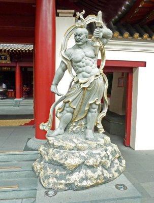 Outside the Buddha Tooth Relic Temple