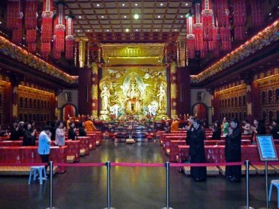 Services in Buddha Tooth Relic Temple