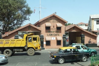 Lion Gate at the Port of Mumbai, India