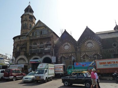 Crawford Market (1869) in Bombay