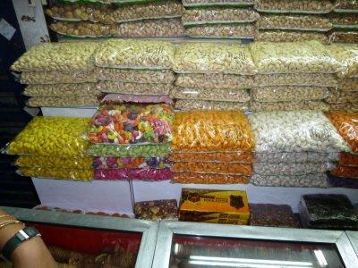 Flavored Cashews at Crawford Market, Bombay