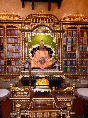 Inside the ISKON Temple, Bombay