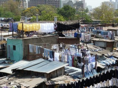 Clothes Drying at the Dhobi Ghat
