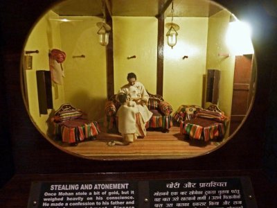 Shadowbox with Key Events in Gandhi's Life