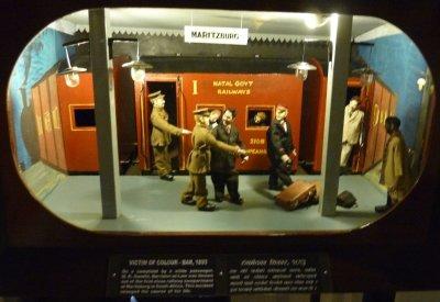 Shadowbox with Key Events in Gandhi's Life