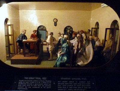  Shadowbox with Key Events in Gandhi's Life