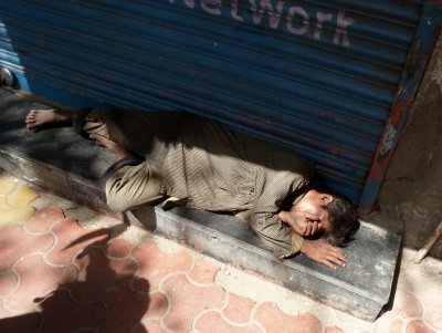 Sleeping on the Streets of Bombay