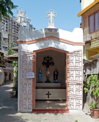 A Religious Shrine in the Khotachiwadi Neighborhood of Bombay