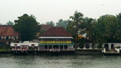 Hotel on Coast of Cochin, India