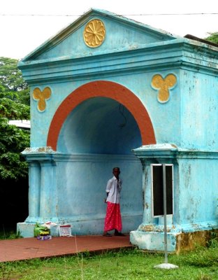 Hindu Temple Gate in Cochin, India