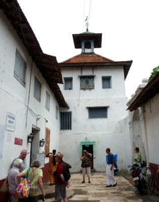 Paradesi Synagogue (1568) in the Jewish Quarter of Cochin