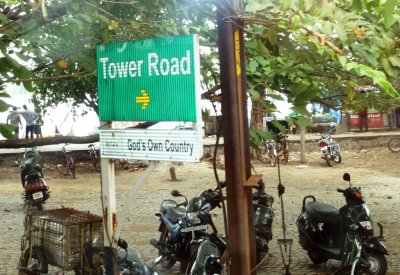 Sign in Cochin, India