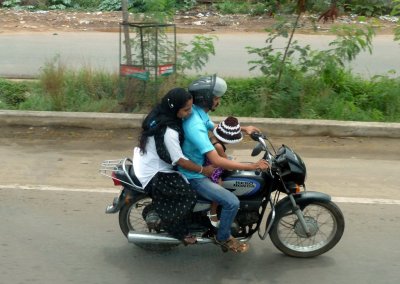 Indian Family on a Moped