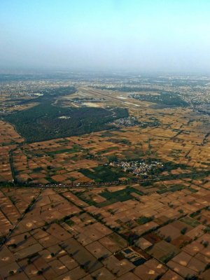 Flying Into Agra