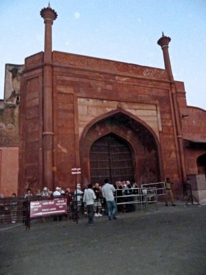 Outside Gate to the Taj Mahal