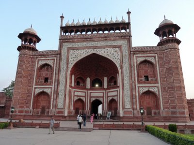 The Great Gate to the Taj Mahal