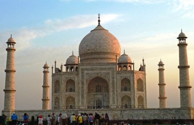 The Taj Mahal as the Sun Rises