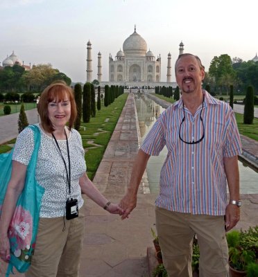 Early AM at the Taj Majahal