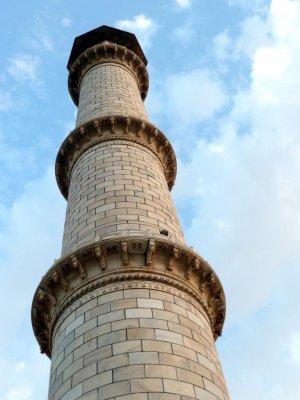 One of the Minarets at the Taj Mahal