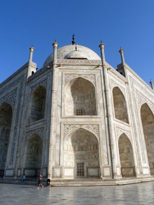 Back (northeast) Corner of the Taj Mahal