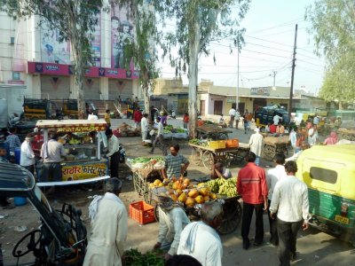 Market in Agra, India